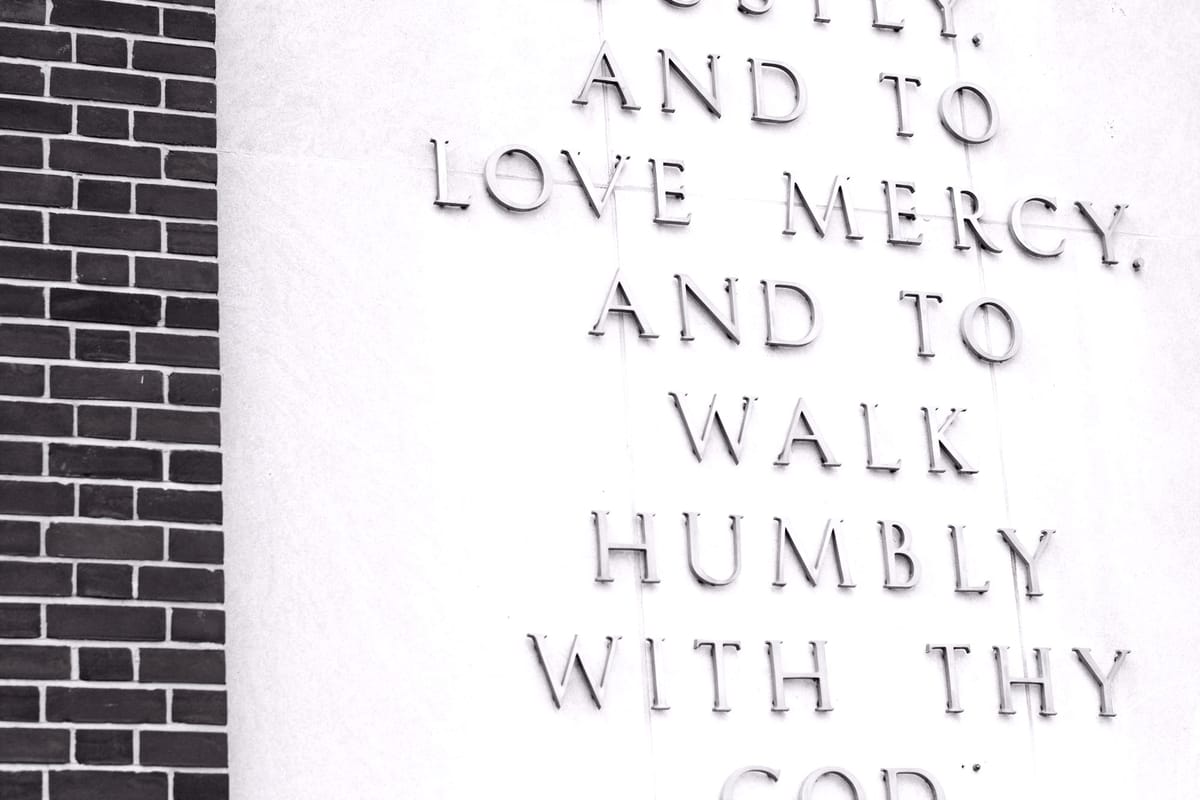 February 9: Act Justly, Love Mercy, and Walk Humbly